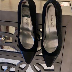 Black Velvet evening shoes